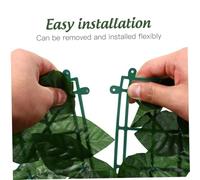ifundom Recinzione Privacy Siepe Artificiale Foglie Mela Rete Sintetica Flessibile per Balcone Esterno Copertura Decorativa Resistente e Facile da Installare