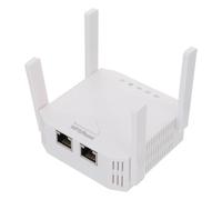 ifundom Ripetitore Wifi 300mbps 2, 4ghz 4 Antenne e Spina Eu | Abs Bianco, 802.11n Prese Laterali e Dissipazione Calore, Antiurto, per Rete Domestica