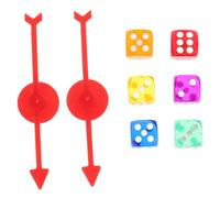 ifundom Rotanti Per Giochi in Plastica Accessori Da Tavolo Parti e Dadi Giocattoli Per Eventi e Intrattenimento Ludico Design e Resistenza All Usura