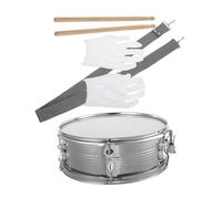 ifundom Rullante Professionale in Acciaio Inossidabile con Doppio Bacchette e Cinturino Regolabile per Adulti Strumento Percussione Marching Drum Kit Ergonomico e Resistente per Band