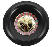 Ifundom Ruota della Roulette da 10 Pollici - Gioco da Poker da Tavolo Russo Rotante in Plastica - Prop per Feste