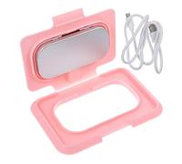 ifundom Scalda Salviette Portatile per Bebé Design a Temperatura Costante, Materiale Pp Rosa, per Uso Domestico e Viaggi, Riscaldatore USB Compatto e Pratico