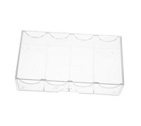 ifundom Scatola Per Chip Da Poker Trasparente Con Capacità Organizzatore Multi-funzione Per Gioco Pratico e Sicuro Per Chip e Carte Da Poker