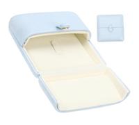 ifundom Scatola Porta Spille Piccola a Rete Azzurro Custodia per Spilli e Portagioielli Compatta Organizer Leggero per Spille Smaltate per Regali e Occasioni Speciali