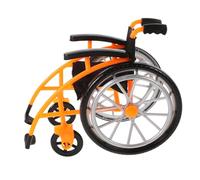 ifundom sedia a rotelle giocattolo mini sedia a rotelle sedia a rotelle in miniatura playset del dottore della casa delle bambole fai finta di giocare su una sedia a rotelle plastica