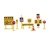 ifundom Segnali Stradali Educativo per Modelli Traffic Sign per Apprendimento e Gioco Interattivo per Insegnare Sicurezza e Regole del Traffico