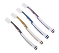 ifundom Set 1 Pezzo 4 Spazzolino Silicone per Apparecchio Setole Morbide in Tpu e Silicone, senza Bava, Sicuro per Uso Adulto a Casa Colore Casuale