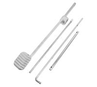 ifundom Set 1 Pezzo Pedale in Metallo per Bidone della Spazzatura Esterno Pedale del Coperchio per Contenitori Grandi Resistente alle Intemperie Accessorio Stabile per Gestione Rifiuti