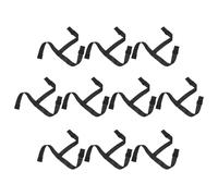 ifundom Set 10 Pezzi Fasce Elastiche Nere per Lampada Frontale, Cinghia Regolabile per Fari Anteriori da Trekking e Corsa, Supporto Portalampada Elevata Elasticità per Uso Outdoor