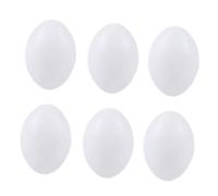ifundom Set 10 Pezzi Uova Finte per Piccione Viaggiatore, Materiale Sicuro e Superficie Liscia, Decorazioni Creative per Casa e Negozio, Dimensioni Realistiche Identiche a Uova Vere