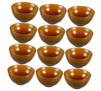 ifundom Set 12 Pezzi Mini Ciotole in Plastica per Casette, Decorazione per Casa delle Bambole, Accessori Cucina in Miniatura per Giochi Educativi Ragazzo Ragazza