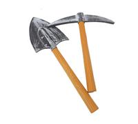 ifundom Set 2 Pezzi Piccone e Vanga Finti in Plastica e Spugna Accessori Decorativi per Feste e Palcoscenico Strumenti di Gioco per Costume e Performance