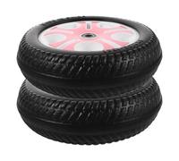 ifundom Set 2 Ruote Posteriori Flessibili per Bicicletta a Tre Ruote Pneumatici di Ricambio per Bici da Accessori per Posteriori Montaggio Semplice e Design Stabile per