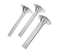 ifundom Set 3 Pezzi Imbuto in Acciaio Inox per Insaccatrice Salsicce 1.5/2/2.5 Cm Accessori per Riempire Carne Macinata Utensili Cucina per Preparazione Salumi e Polpette