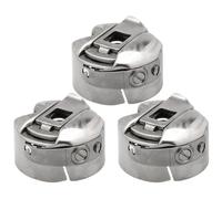 ifundom Set 3pezzi Custodie per Bobine Macchina da Cucire Industriale in Metallo Argento, Leggere e Facili da Installare per Uso Domestico