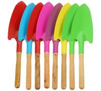 ifundom Set 8 Pezzi Pala da Giardinaggio in Ferro Colorato, Giocattoli da Spiaggia Leggeri per Esterni, Regalo Festa Compleanno per Attività All’aperto e Giochi di Colore Colore Casuale