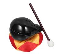 ifundom Set Blocco Del Tempio Acrilico 4 Pollici Mazzuolo e Cuscino Per Meditazione Buddista, Strumento Per Recitazione Sutra e Decorazione Tempio