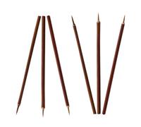 ifundom Set da 6 Pennelli per Pittura Artistica in Pelo di Donnola Liner a Punta Fine per Acquerelli e Disegni Dettagliati Penne per Calligrafia e Pittura di Ritratti Design Ergonomico