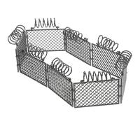 ifundom Set da Gioco Militare Recinzione in Plastica Resistente, Accessori per Costruzione Scene di Guerra, Giocattolo Creativo per Tavolo da Sabbia Interattivo