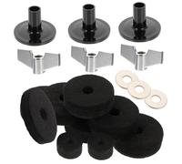 ifundom Set Di Batteria 18 Pezzi Set Di Tamponi Per Piatti E Batteria Accessori Per Tamburi Senza Design