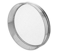 ifundom Setaccio per Terriccio in Acciaio Inox con Rete Fine Setaccio per Sabbia e Compost da Giardino con Impugnatura Ergonomica Multiuso per Bonsai Rocce e Filtraggio del Suolo