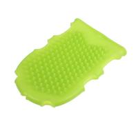ifundom Spazzola Corpo in Silicone 2 in 1 per Massaggio Design a Inserimento Dita, Esfoliante e Delicato per Bagno e Cura della Pelle Verde