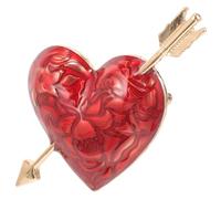 ifundom Spilla a Forma di Cuore e Freccia in Bigiotteria, Fermaglio Spille Moda Femminile, Accessorio Regalo per San e Feste per Donne