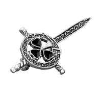 ifundom Spilla a Forma di Spada in Lega Argento Elegante e Retrò, Accessorio Moda Delicato per Abbigliamento e Borse, come Decorazione o Regalo