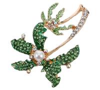 ifundom Spilla Accessorio Moda Versatile Strass Lucidi a Forma di Palma da Cocco Donna Spilla in Lega Decorativa per Abbinare Vestiti e Sciarpe per Abbigliamento per Regali e Feste