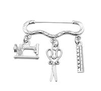 ifundom Spilla Forbice da Sarto Decorativa da Stilista, Spilla a Tema Sartoriale per Abbigliamento Creativo, Accessorio per Feste e Uso Quotidiano