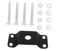 ifundom Staffa di Montaggio per Lampione Solare, Supporto Robusto per Palo Luce Esterno, Kit Installazione Compatibile Luci Solari per Giardino e Patio, Resistente alle Intemperie