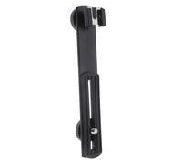 ifundom Staffa Flash in Lega di Alluminio Nera Supporto Microfono e Barra Microfono Dritta per Live Broadcast, per Back To School Party e Video Conference