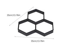 ifundom Stampo Pavimentazione Riutilizzabile per Cemento Esterno Mould per Percorsi Giardino Strumento DIY per Creare Vialetti Artistici e Decorazioni Resistente e Facile da Pulire
