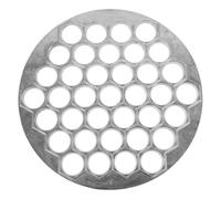 ifundom Stampo per Ravioli in Lega Argento 37 Fori, Leggero e Facile da Conservare, Utensile Creativo fare Ravioli e Dumpling in Casa o Ristorante