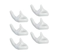 ifundom Supporto Accessori Forma Bianco Ocarina di e a Ceramica in per Mano Elegante, Base Espositore 6 Pezzi Decorativi per Collezionismo e Amanti della Musica, per Casa e Ufficio