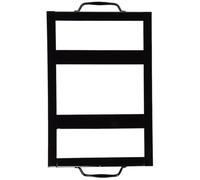 ifundom Supporto in Acciaio Inossidabile per Piastra Smaltata Portapiastra Robusto con Doppie Maniglie per Grigliate e Barbecue Adatto Cucina e Picnic