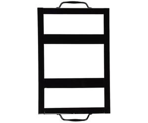 ifundom Supporto in Acciaio Inossidabile per Piastra Smaltata Portapiastra Robusto con Doppie Maniglie per Grigliate e Barbecue Adatto Cucina e Picnic