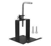 ifundom Supporto per Percussioni a Blocco di Marmellata in Acciaio Rinforzato Morsetto Piegato, Staffa di Montaggio per Campanaccio e Tamburello, Stabile e Leggero per Batteria e Accessori