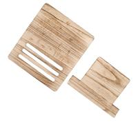 ifundom Supporto Porta Libri in Legno Marrone Vintage, Leggero e Portatile per Spartiti Musicali, Libri e Tablet, per Studenti e Musicisti a Casa in Ufficio