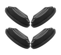 ifundom Supporto Rialzato per Ruota Anteriore Bici 4 Pezzi, Blocco Stabile per Allenamento Indoor e Outdoor, Tappetino Compatibile Bici da Corsa e Mountain Bike, Accessorio per Trainer