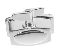 ifundom Supporto Staffa Di Montaggio Per Kit Batteria Tom 52mm Regolabile in Altezza Base in Ferro Per Gambe Di Tom, Accessorio Per Batteria e Parti Rullante Per Setup Percussioni