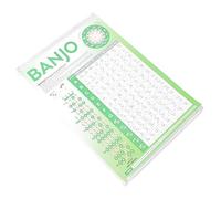 ifundom Tabella Degli Accordi Per Banjo Guida Pratica Per Principianti Con Diagrammi Chiari e Materiale Resistente Perfetta Per Studio e Pratica Musicale