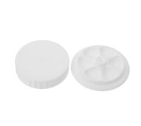 ifundom Tavolozza per Acquerelli Portatile in Plastica con Coperchio Organizer Compatto a Forma di Barattolo Piatto per Mescolare Colori a Olio Guazzo e Tempera per Artisti in Viaggio