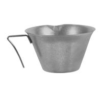 ifundom Tazza da Caffè Robusta in Acciaio Inossidabile con Scala Graduata, Tazzina da Espresso Compatta con Manico Ergonomico, Misurino per Estrazione Precisa per Casa, Ufficio e Viaggi