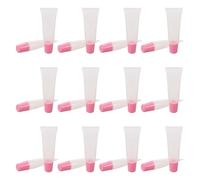 ifundom Tubetti per Lucidalabbra Ricaricabili Flaconi per Balsamo Labbra Dosaggio Controllato da 10ml 25 Pezzi in Plastica Rosa per Uso Quotidiano e Viaggio