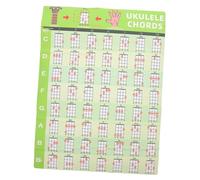 ifundom Ukelele Chord Chart Wall Sticker Per Principianti Poster Didattico Per Strumenti Musicali Guida All Apprendimento Per Ukelele Con Design Elegante e Dettagli Curati