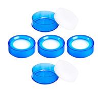 ifundom Umidificatore per le Dita in Spugna Trasparente Blu Set da 5 Pezzi per Contare Soldi e Gestire Contanti Accessorio Compatto per Ufficio Banche e Cassieri