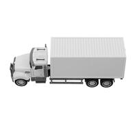 ifundom Vetrina Trasparente Per Esposizione Di Container Per Spedizioni Rimorchio Giocattolo Rimorchio Per Autocarro Con Cassone Ribaltabile Camion Giocattolo Camion Da