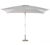 IFUORICASA Ombrellone Palm Beach, Bianco, 3 x 2 m, Quadrato
