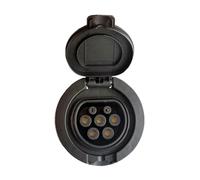 iFutniew 1 Pezzo Presa di Ricarica EV Tipo 2 Connettore Presa IEC 62196-2 32A 3 Fase AC